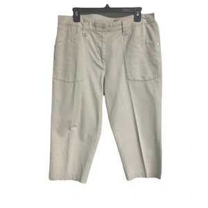 Bass khaki capris size 12